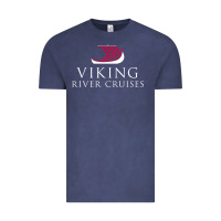 Vintage Denim Luxury Cruises-Viking River Vintage Tee - Craftify