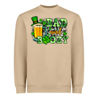 Mushroom St. Patrick's Bad and boozy Heavyweight Sweatshirt - OliviaCreatesArt