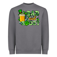 Storm St. Patrick's Bad and boozy Heavyweight Sweatshirt - OliviaCreatesArt