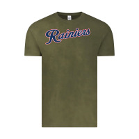 Vintage Olive good | tacoma rainiers | baseball Vintage Tee - Craftify