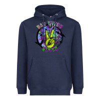 Navy bad witch vibes Heavyweight Hoodie - SublimationCraftShop