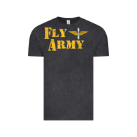 Vintage Black Vintage Fly Army Military Pilot Army Aviation Branch Vintage Tee - Craftify