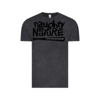 Vintage Black naughty by nature Vintage Tee - Craftify