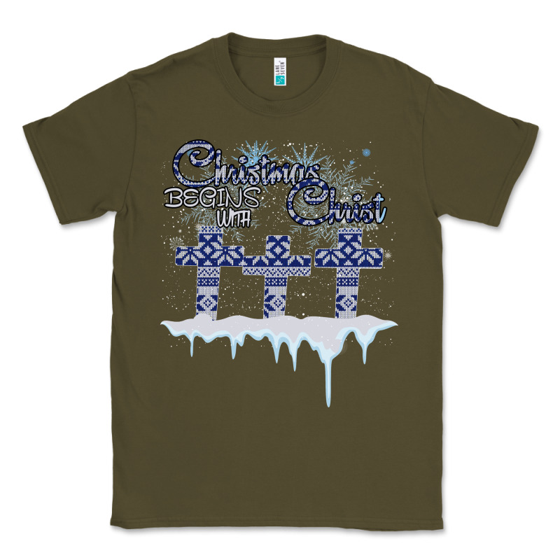 Christmas Christ Begins With Classic Tee by Bettercallsaul | Teevron