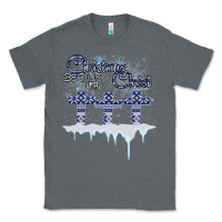 Charcoal Heather Christmas Christ Begins With Classic Tee - Bettercallsaul