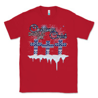 Red Christmas Christ Begins With Classic Tee - Bettercallsaul