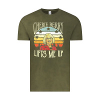 Vintage Olive cherie berry lifts me up Vintage Tee - Craftify