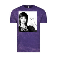 Cloud Purple Jane Fonda Mugshot GIFT Vintage Tee - Craftify