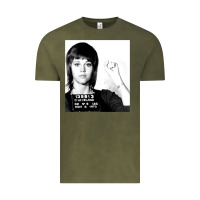 Jane Fonda Mugshot Gift Vintage Tee | Teevron