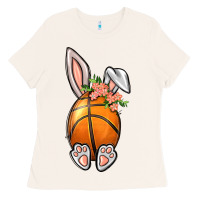 Bone Basketball Easter Bunny Ladies Tee - BundleAndBundleShop