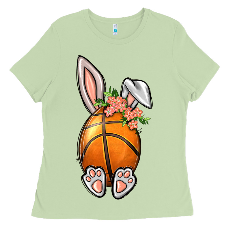 Basketball Easter Bunny Ladies Tee by BundleAndBundleShop | Teevron