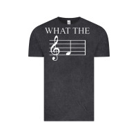 Vintage Black what the f note key music humor gift Vintage Tee - Craftify