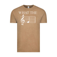 Vintage Coffee what the f note key music humor gift Vintage Tee - Craftify
