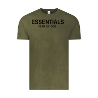 Vintage Olive Fear Of God Essentials Vintage Tee - Craftify