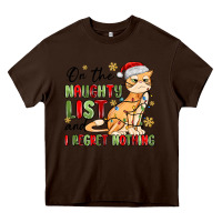 Chocolate Brown on the naughty list and i regret nothing Heavy Core Tee - MaliasSmallBusiness