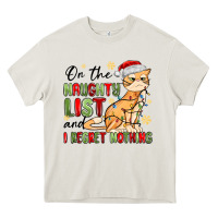 Cream on the naughty list and i regret nothing Heavy Core Tee - MaliasSmallBusiness