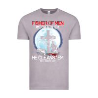 Vintage Zinc fisher of men we catch  em he cleans  em matthew 4 19 Vintage Tee - Craftify
