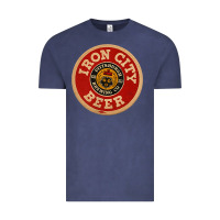 Vintage Denim beer irons city pittsburgh beer lover t shirt Vintage Tee - Craftify