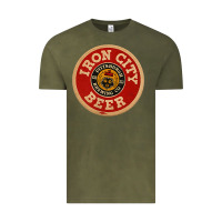 Vintage Olive beer irons city pittsburgh beer lover t shirt Vintage Tee - Craftify