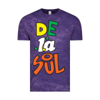Cloud Purple De La Soul Print Vintage Tee - Craftify