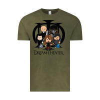 Vintage Olive Dream Theater Vintage Tee - InspiraDesign