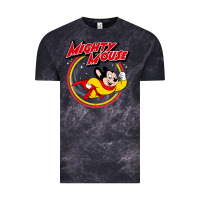 Cloud Black the mighty mouse Vintage Tee - InspiraDesign