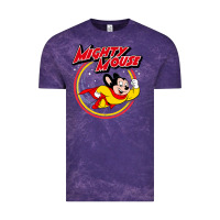 Cloud Purple the mighty mouse Vintage Tee - InspiraDesign