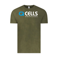 Vintage Olive Mesmerizing Q Cells Vintage Tee - InspiraDesign