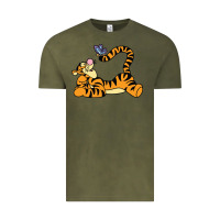 Vintage Olive tigger Vintage Tee - InspiraDesign