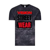 Cloud Black VISION STREET WEAR Vintage Tee - InspiraDesign