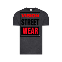 Vintage Black VISION STREET WEAR Vintage Tee - InspiraDesign