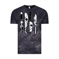 Cloud Black knives horror movie friday halloween horror goth evil t shirt Vintage Tee - InspiraDesign