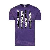 Cloud Purple knives horror movie friday halloween horror goth evil t shirt Vintage Tee - InspiraDesign