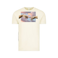 Vintage Arctic creation of adam hands aesthetic t shirt Vintage Tee - InspiraDesign