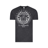 Vintage Black Universite Paris La Sorbonne Vintage Tee - InspiraDesign