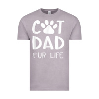 Vintage Zinc funny cat dad fathers day gift shirt fur life cat tee Vintage Tee - InspiraDesign