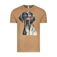 Vintage Camel great dane sunglasses american usa flag 4th of july fourth t shirt Vintage Tee - InspiraDesign