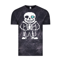 Cloud Black undertale sans Vintage Tee - InspiraDesign