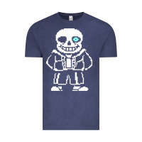 Vintage Denim undertale sans Vintage Tee - InspiraDesign