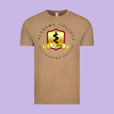 (acom) Al4b4m4, College Of Osteopathic Medicine Vintage Tee Designed By Inspiradesign