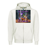 Oatmeal Heather spells and potions for all afflictions tumbler Zipper Hoodie - BundleAndBundleShop