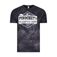 Cloud Black Pinochet Helicopter Tours Vintage Tee - InspiraDesign