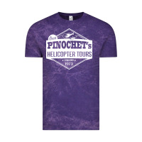 Cloud Purple Pinochet Helicopter Tours Vintage Tee - InspiraDesign