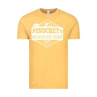Vintage Mustard Pinochet Helicopter Tours Vintage Tee - InspiraDesign