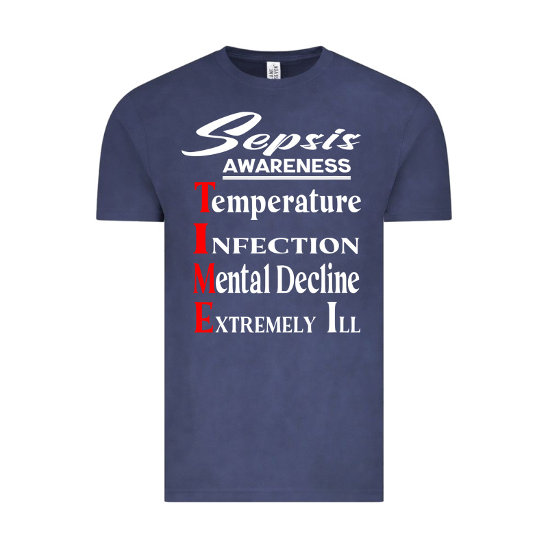 Sepsis Awareness  Know Sepsis Signs  Sepsis Surviv Vintage Tee by InspiraDesign | Teevron