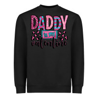 Black daddy is my valentine Heavyweight Sweatshirt - OliviaCreatesArt