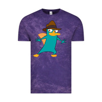 Cloud Purple Perry The Platypus Vintage Tee - InspiraDesign
