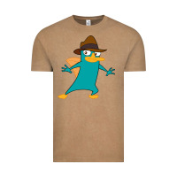 Vintage Coffee Perry The Platypus Vintage Tee - InspiraDesign