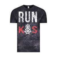 Cloud Black RUN k8s Vintage Tee - InspiraDesign