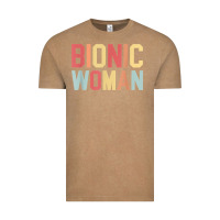 Vintage Coffee bionic woman injury accident broken hip leg arm surgery t shirt Vintage Tee - InspiraDesign